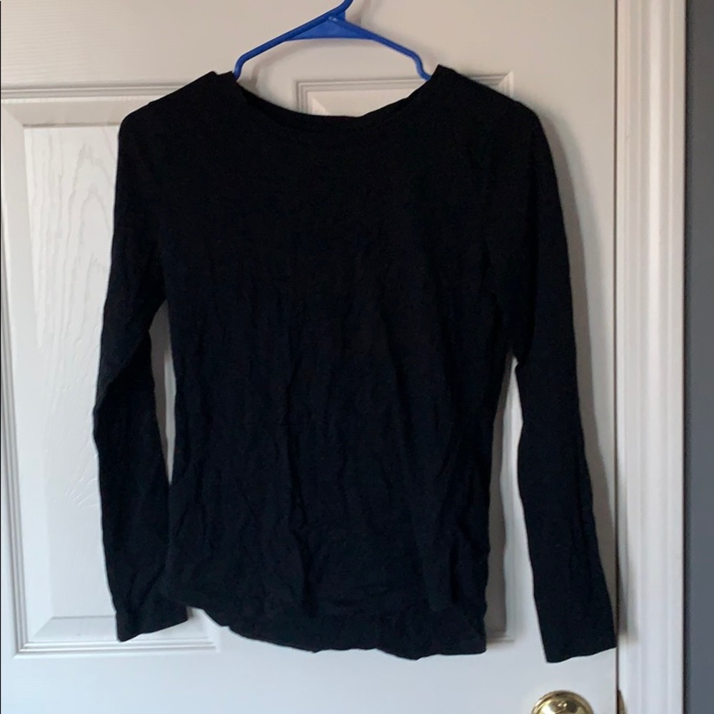 Black Long Sleeve Top